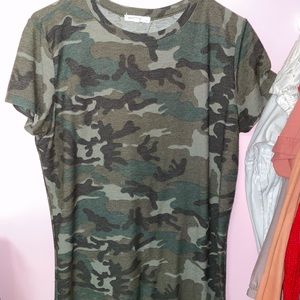 Camo T-Shirt Dress